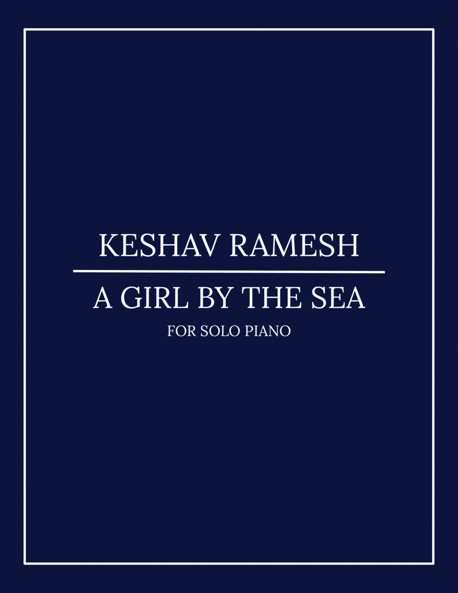 A Girl by the Sea Piano Solo scores gallery preview page 1