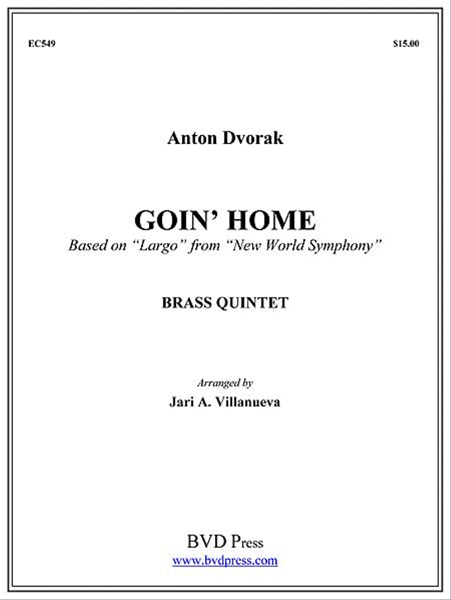Goin' Home Brass Quintet scores gallery preview page 1