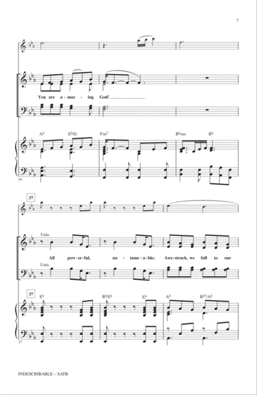 Indescribable Indescribable 4-Part scores gallery preview page 6