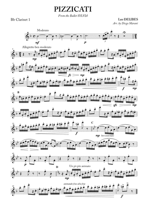 Pizzicati for Clarinet Quartet