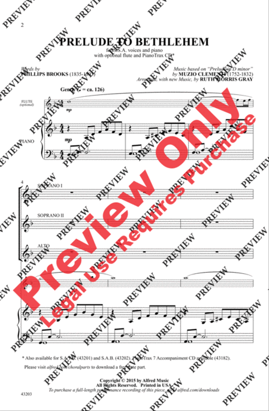Prelude to Bethlehem Women's Choir scores gallery preview page 2