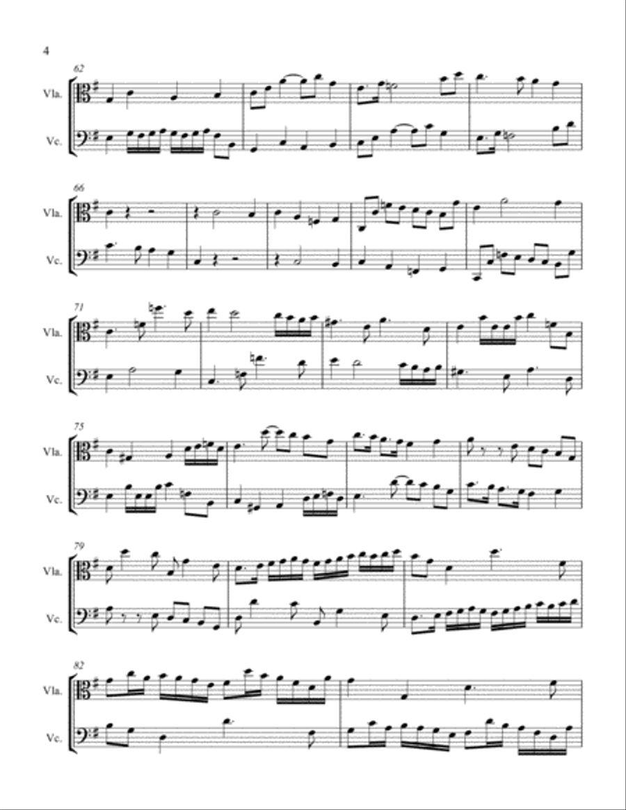 15 Canons for Viola and Cello String Duet scores gallery preview page 4