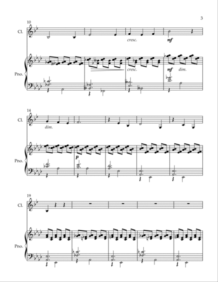The Sea Princess The Sea Princess Clarinet Solo scores gallery preview page 3