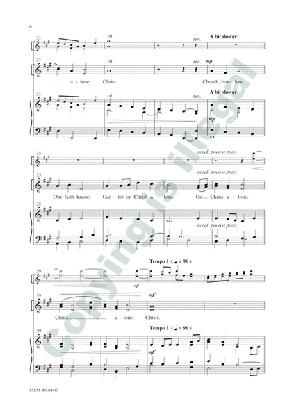 Christ Alone (Choral Score) image number null