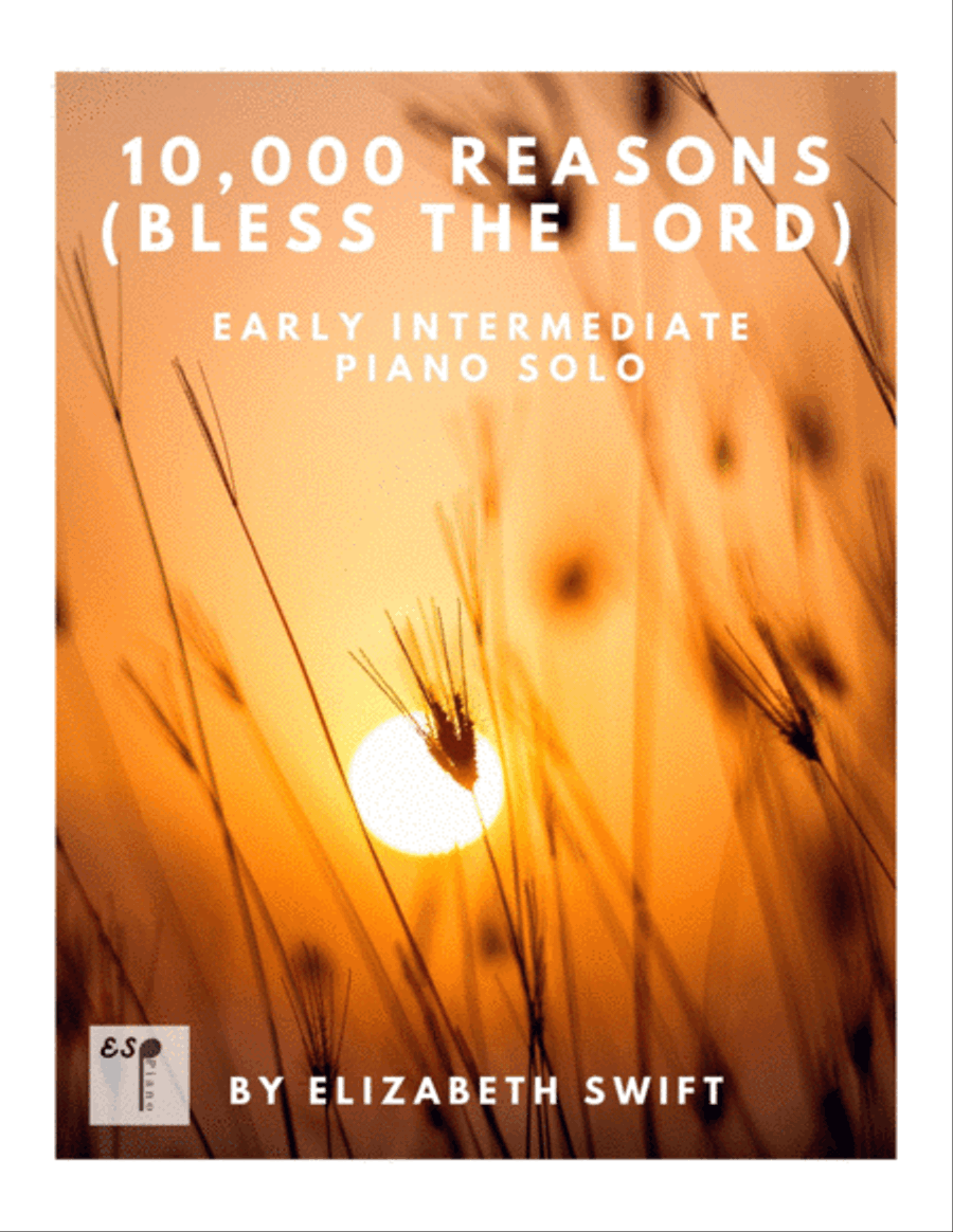 10,000 Reasons (Bless The Lord) Piano Solo scores gallery preview page 1
