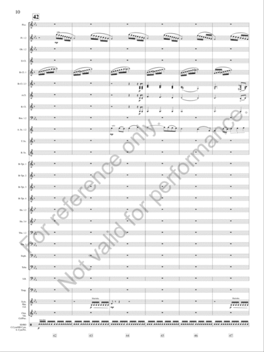 Joyance Concert Band scores gallery preview page 11