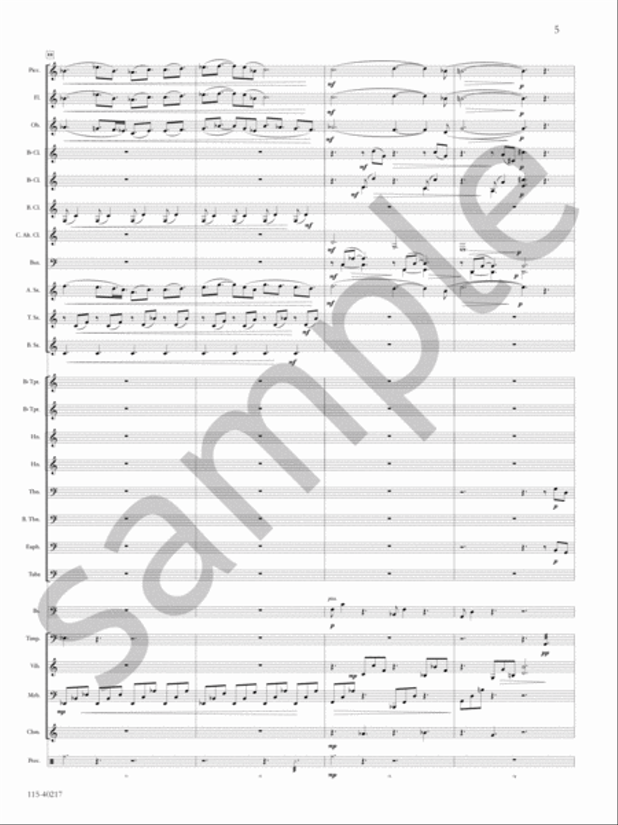 Barcarolle Concert Band scores gallery preview page 6