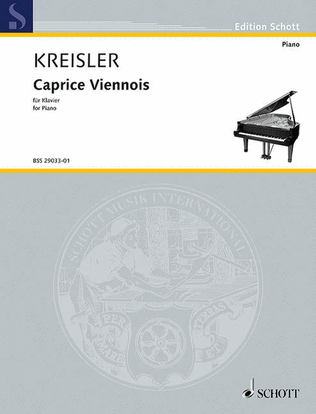 Book cover for Kreisler Oc2 Caprice Viennois Op2 Vln Pf
