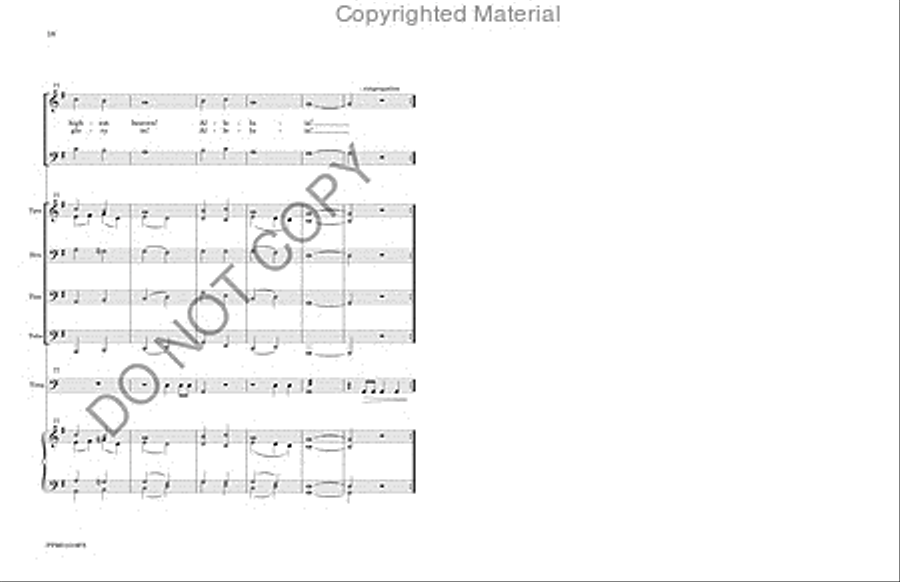 Hail the Day That Sees Him Rise - Full Score 4-Part scores gallery preview page 21