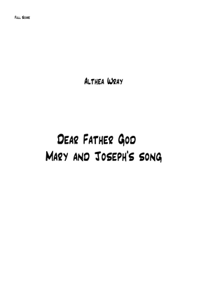 Book cover for Dear Father God - Mary and Joseph's Song