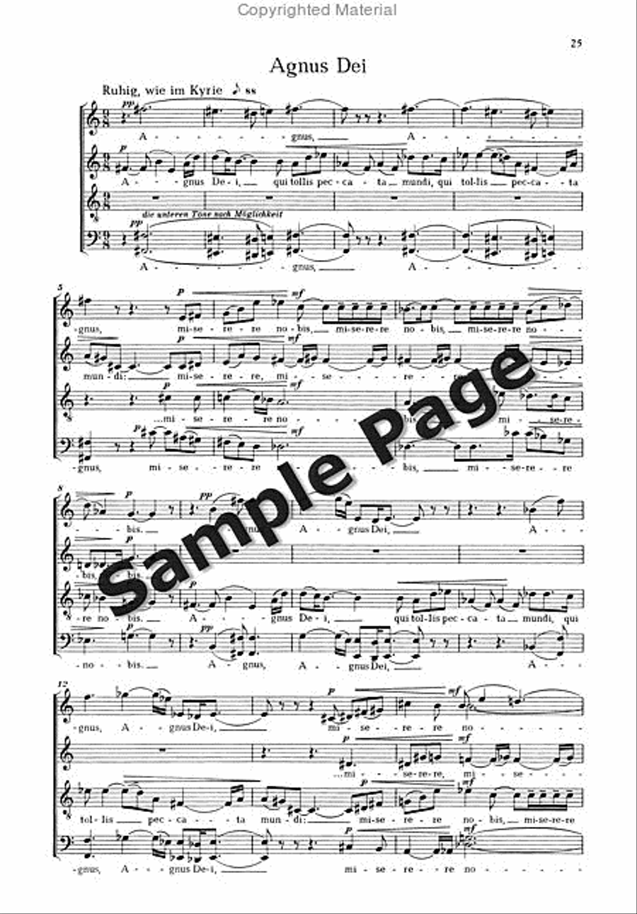 Messe 4-Part scores gallery preview page 28