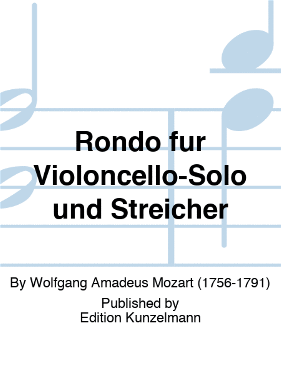 Rondo for cello solo and strings Cello Solo scores gallery preview page 1