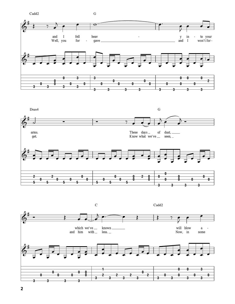 I Will Wait Acoustic Guitar scores gallery preview page 2