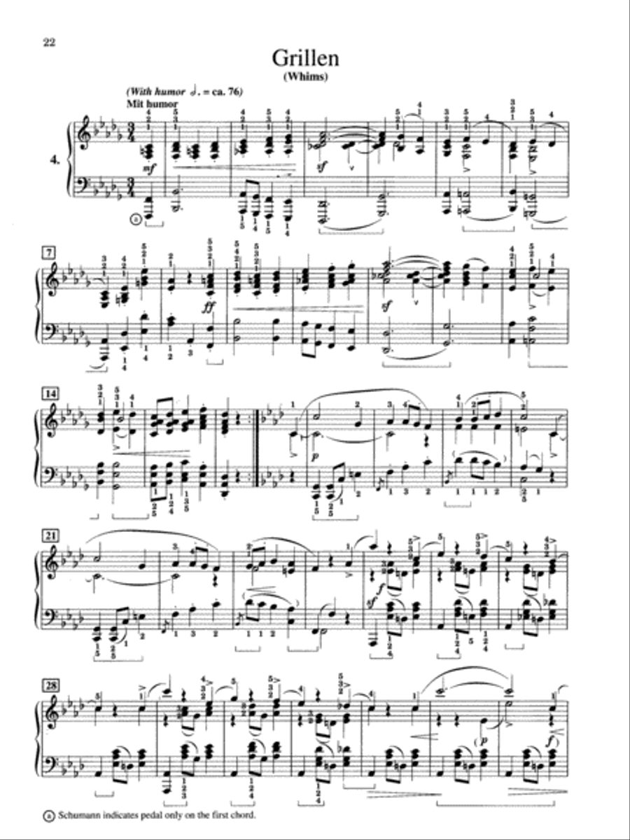 Schumann -- Fantasiestücke, Op. 12 Piano Solo scores gallery preview page 5