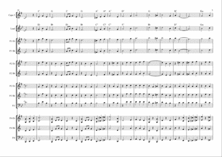 I'm Forever Blowing Bubbles Small Ensemble scores gallery preview page 3