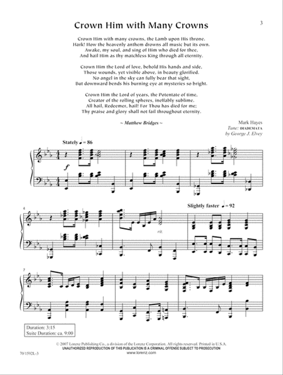 Resurrection Suite Piano Solo scores gallery preview page 3