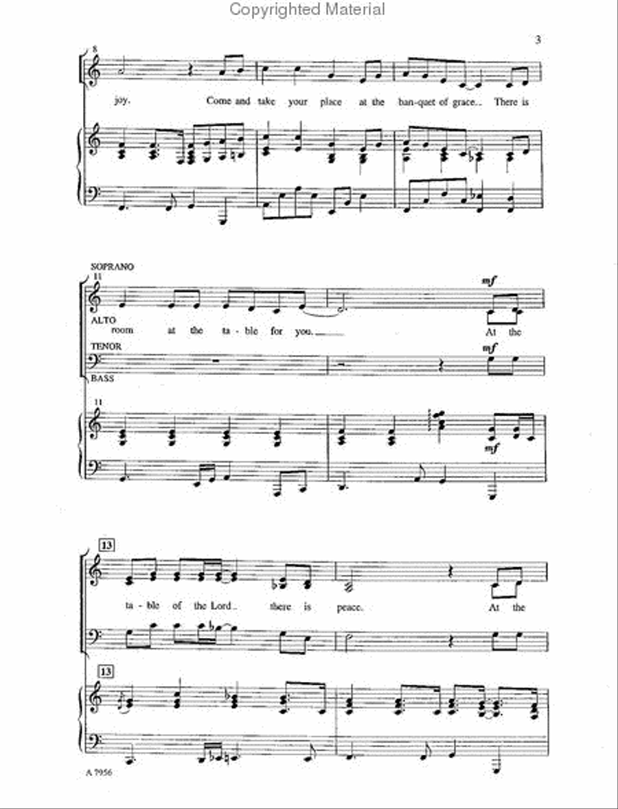 At the Table of the Lord 4-Part scores gallery preview page 3