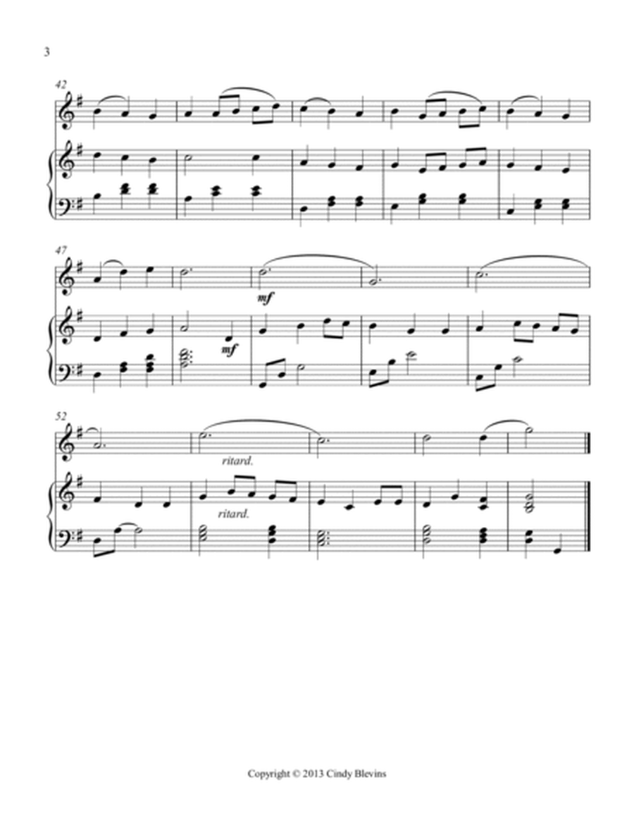 The Ash Grove, for Piano and Violin image number null