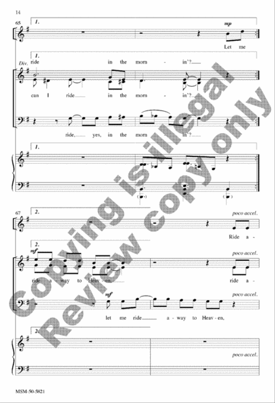 If I Got My Ticket If I Got My Ticket 3-Part scores gallery preview page 28