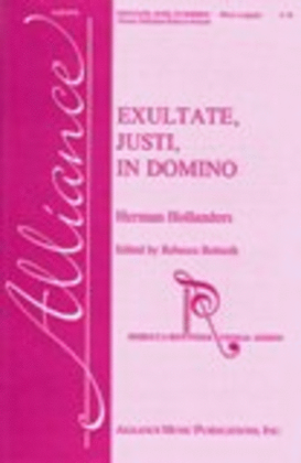 Book cover for Exultate, Justi, In Domino