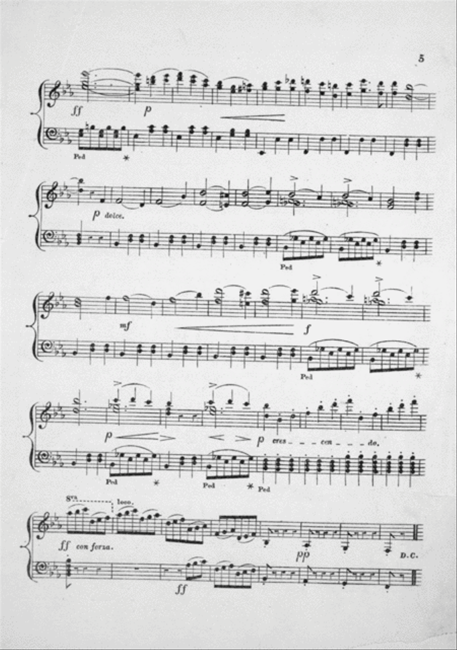Paul et Virginie (inside Virginia). Valse Piano Solo scores gallery preview page 6