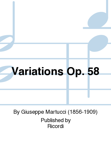 Variations Op. 58
