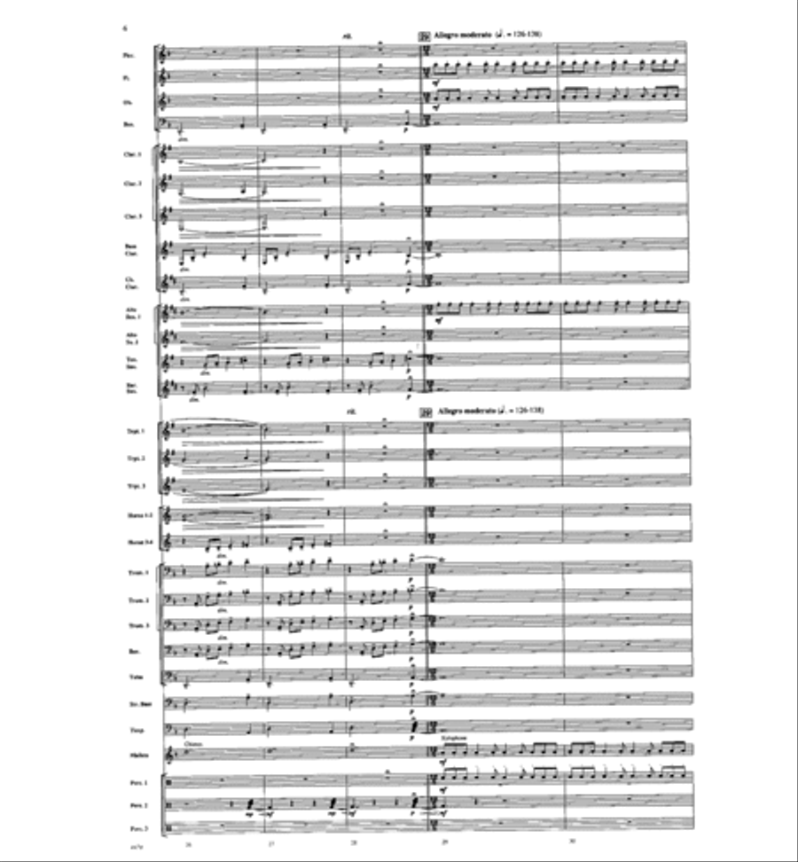 American Folk Fantasia Concert Band scores gallery preview page 7