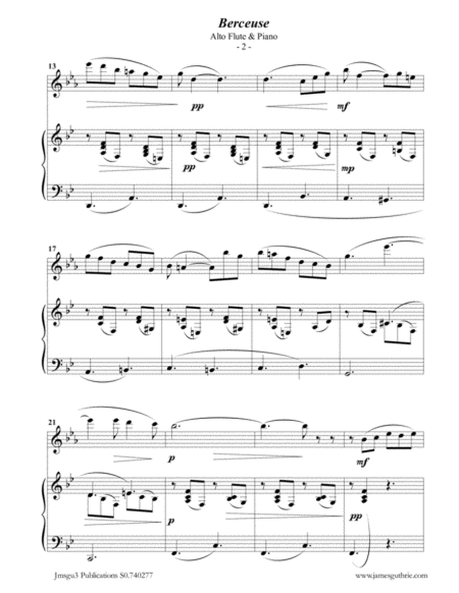 Fauré: Berceuse Op. 16 for Alto Flute & Piano image number null