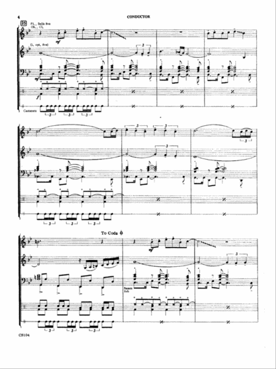 Spanish Fever Concert Band scores gallery preview page 4