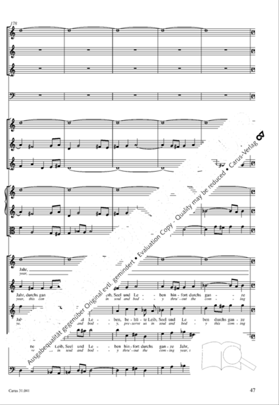 O Lord, we come to praise thee 4-Part scores gallery preview page 48