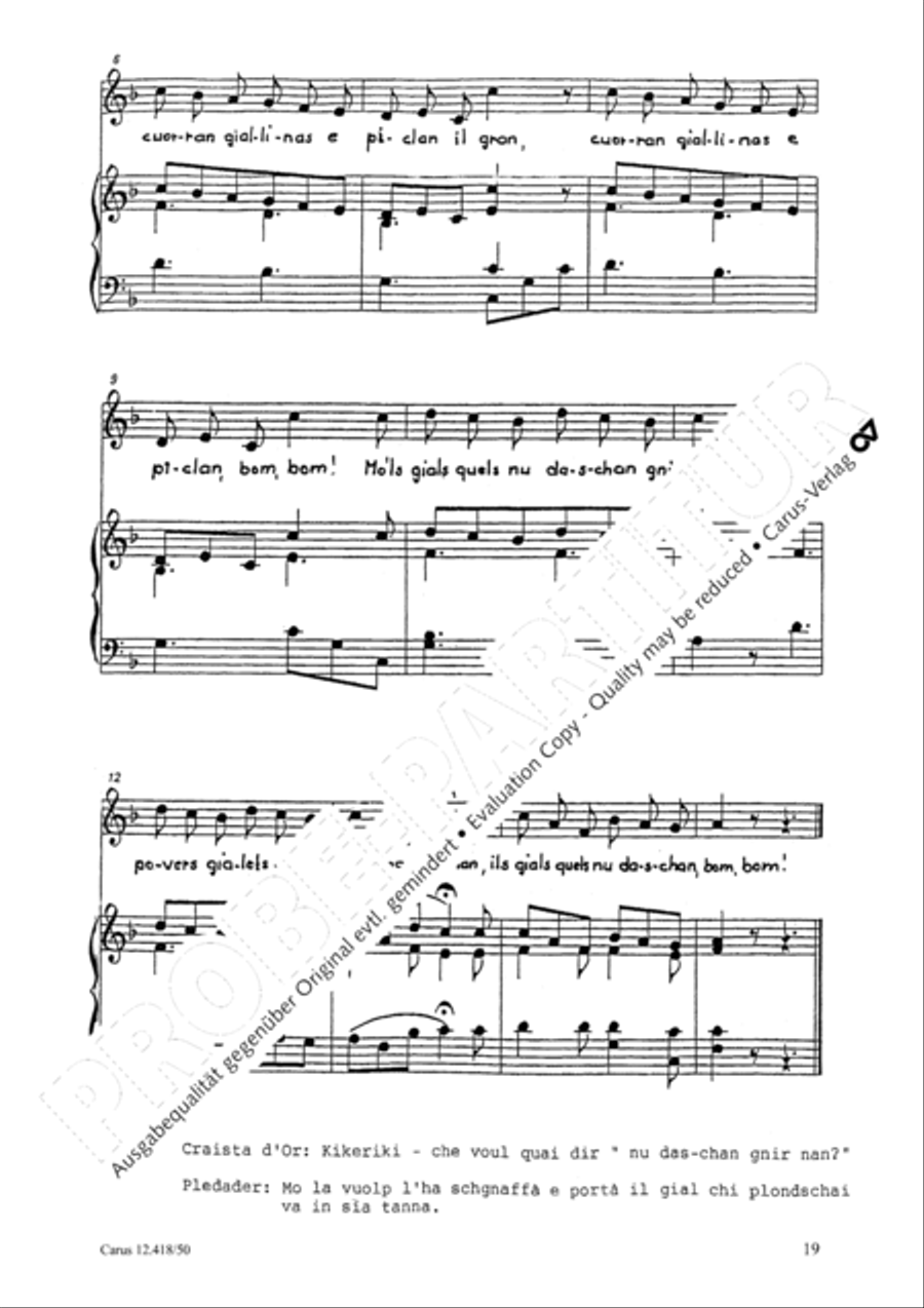 Dal gialet buondrius Voice Solo scores gallery preview page 20