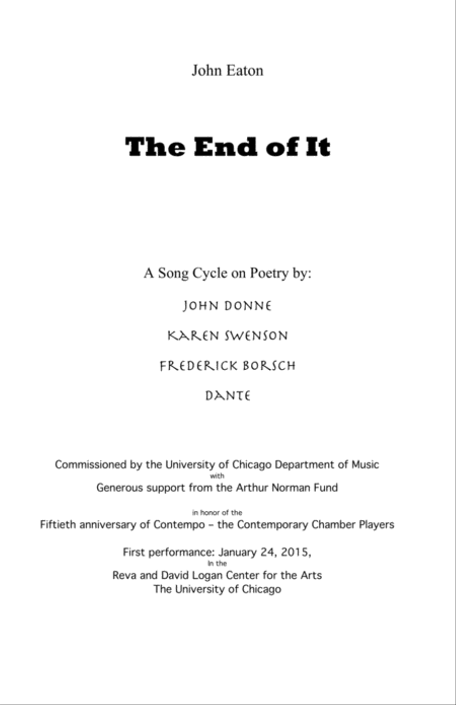 [Eaton] The End of It Chamber Orchestra scores gallery preview page 3
