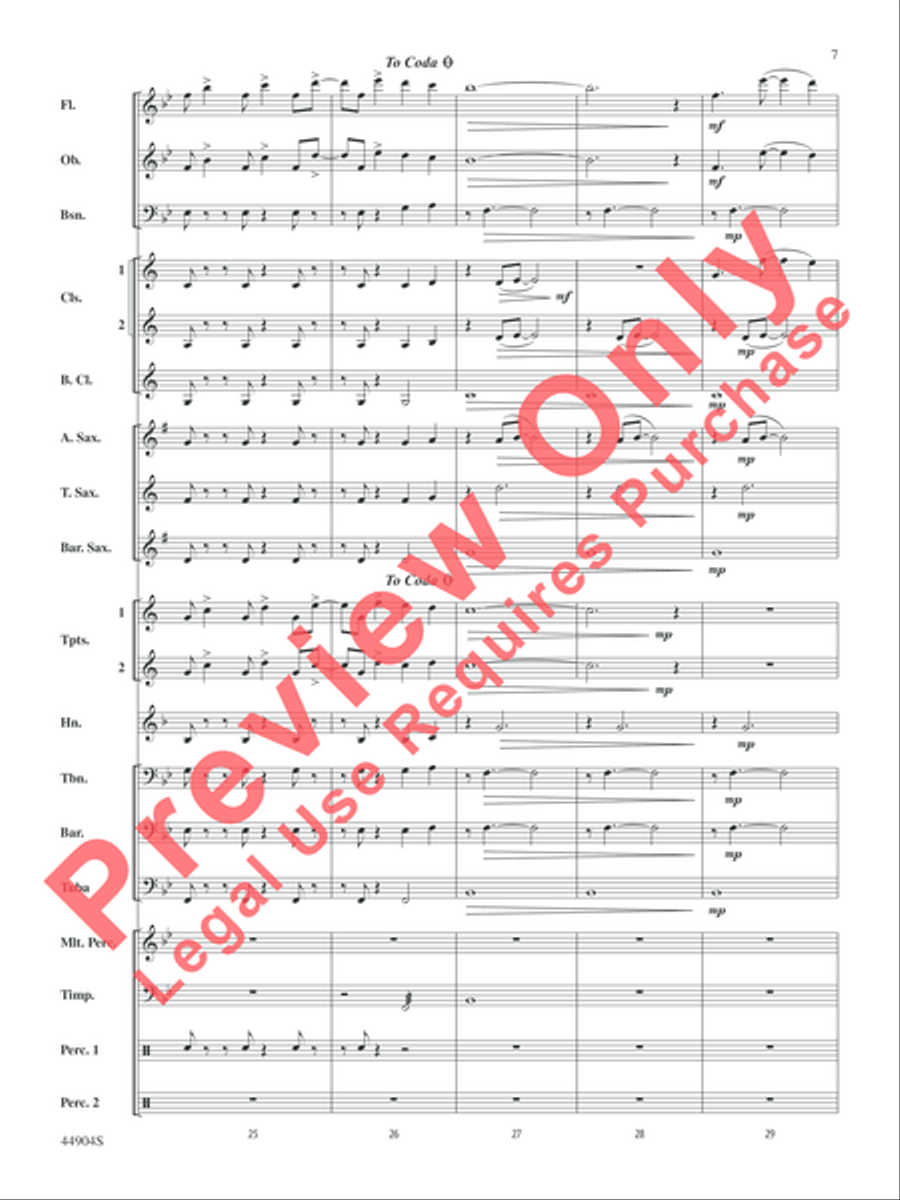 Vivo! Concert Band scores gallery preview page 8