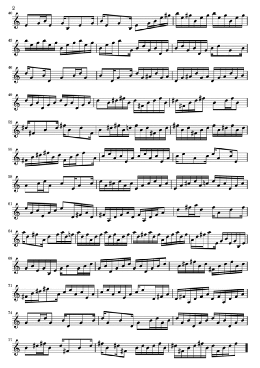 Tonal Architecture Violin Solo scores gallery preview page 2