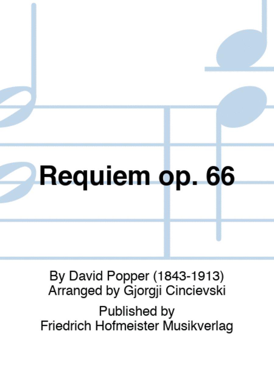 Requiem op. 66 Double Bass scores gallery preview page 1