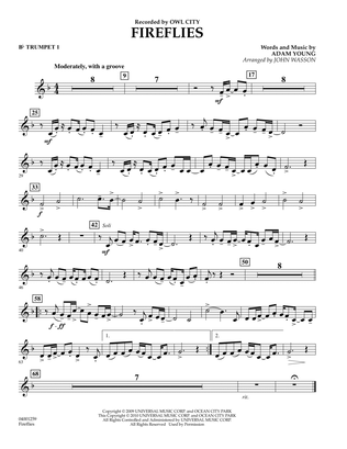 Fireflies - Bb Trumpet 1