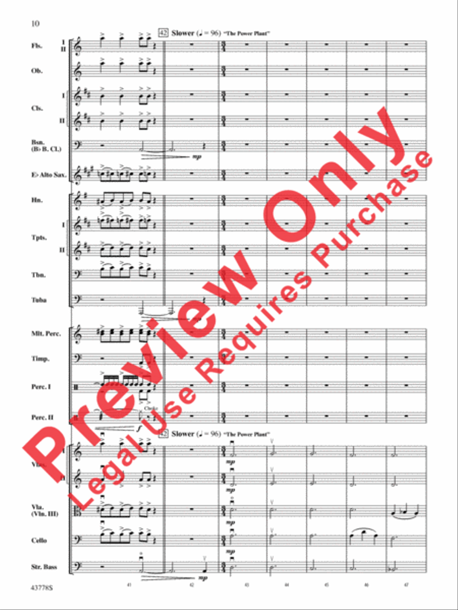 Godzilla Full Orchestra scores gallery preview page 30