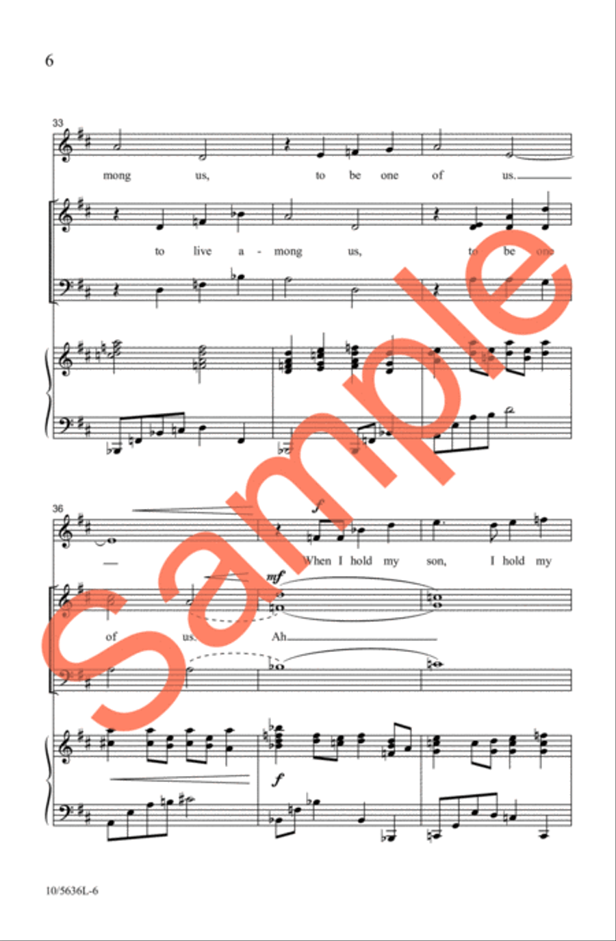 I Can See It In Your Eyes 3-Part scores gallery preview page 6