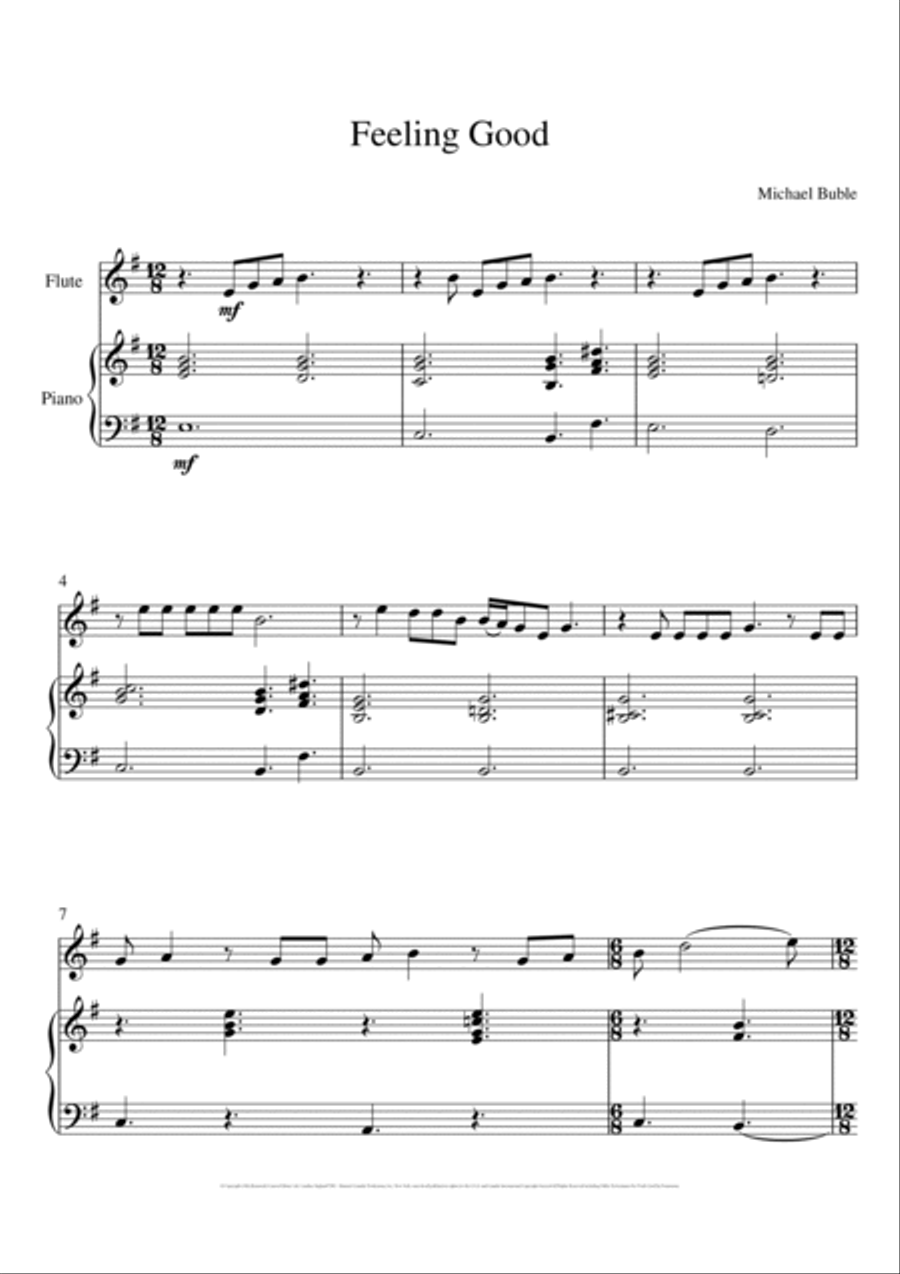 Feeling Good Small Ensemble scores gallery preview page 2