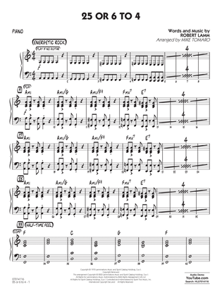 Book cover for 25 Or 6 To 4 (arr. Mike Tomaro) - Piano