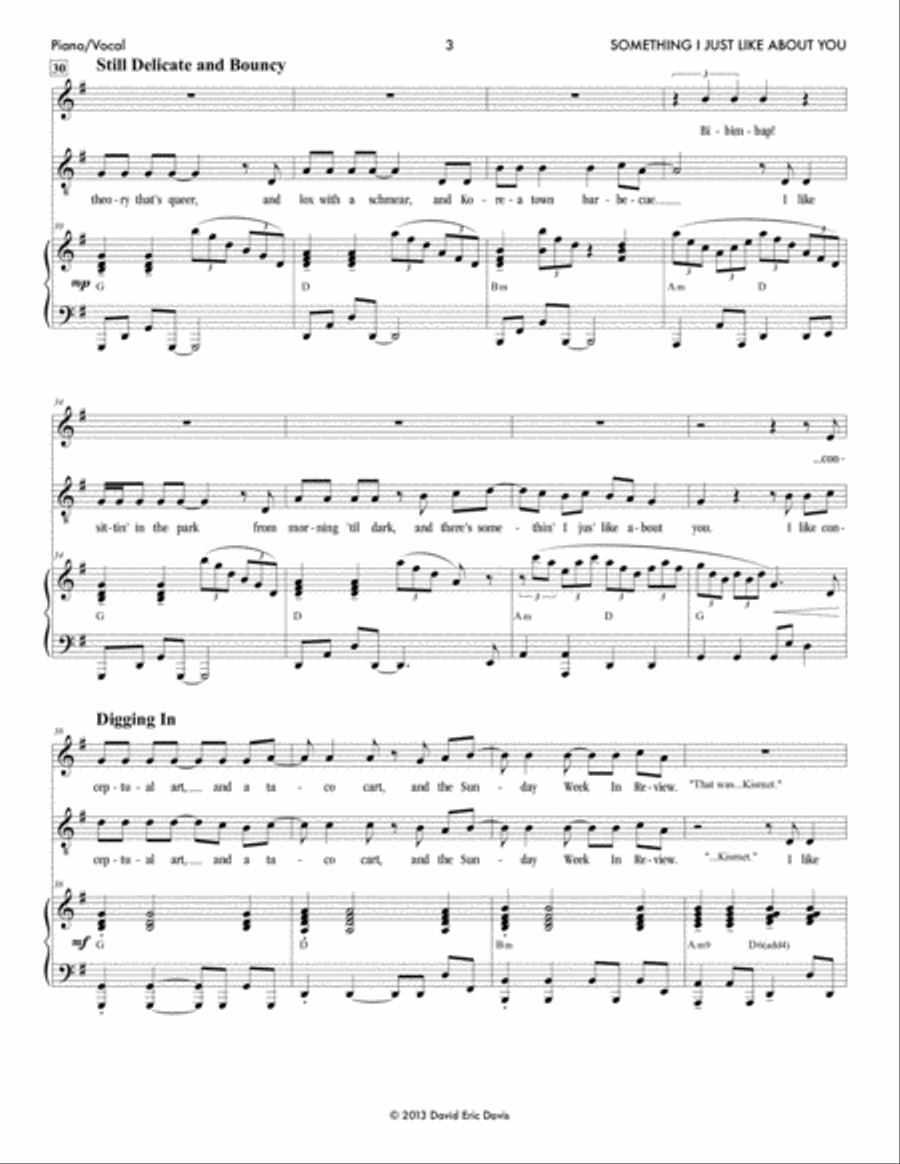 Something I Just Like About You (from 