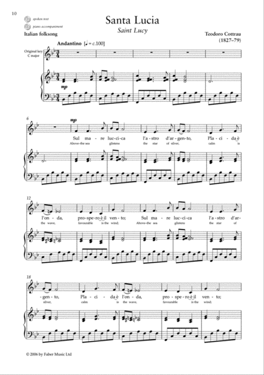The Language of Song - Elementary (Low Voice) Low Voice scores gallery preview page 3