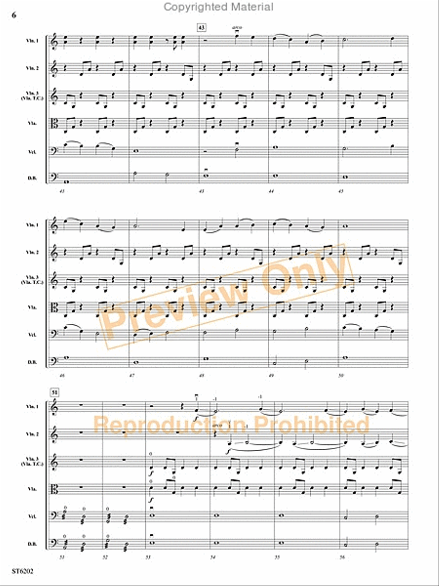 Ghost Carnival String Orchestra scores gallery preview page 5