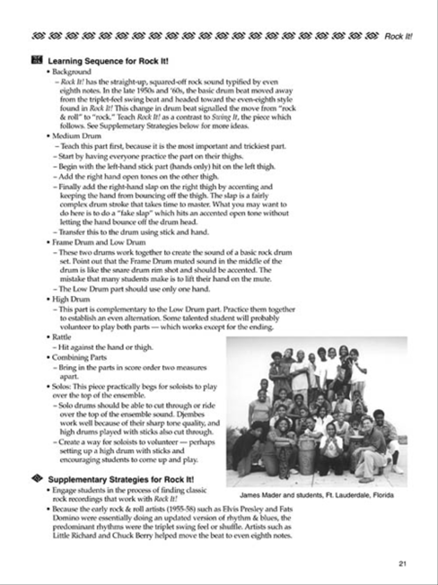 World Music Drumming: New Ensembles and Songs Drums scores gallery preview page 4