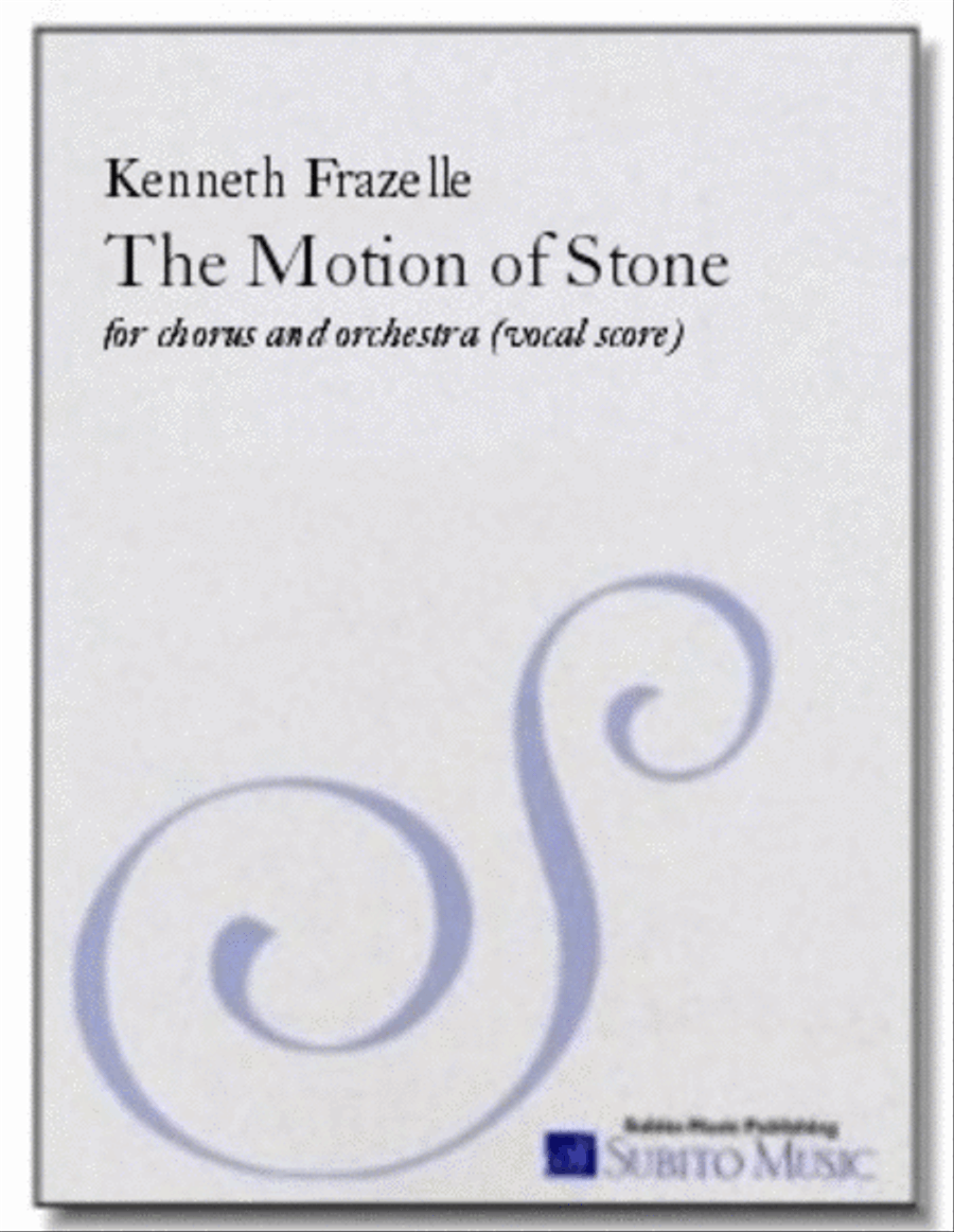The Motion of Stone 4-Part scores gallery preview page 1