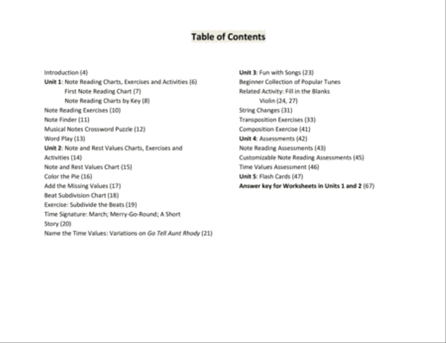 Note Reading For Strings Book 1 (Violin) String Orchestra scores gallery preview page 4