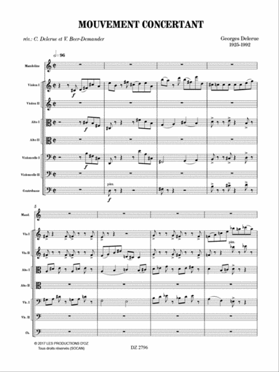 Mouvement concertant String Orchestra scores gallery preview page 2