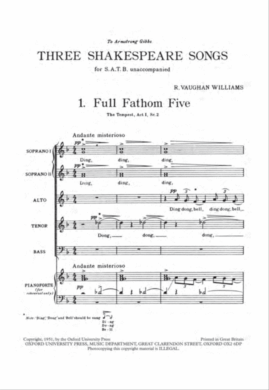 Three Shakespeare Songs ATB scores gallery preview page 2