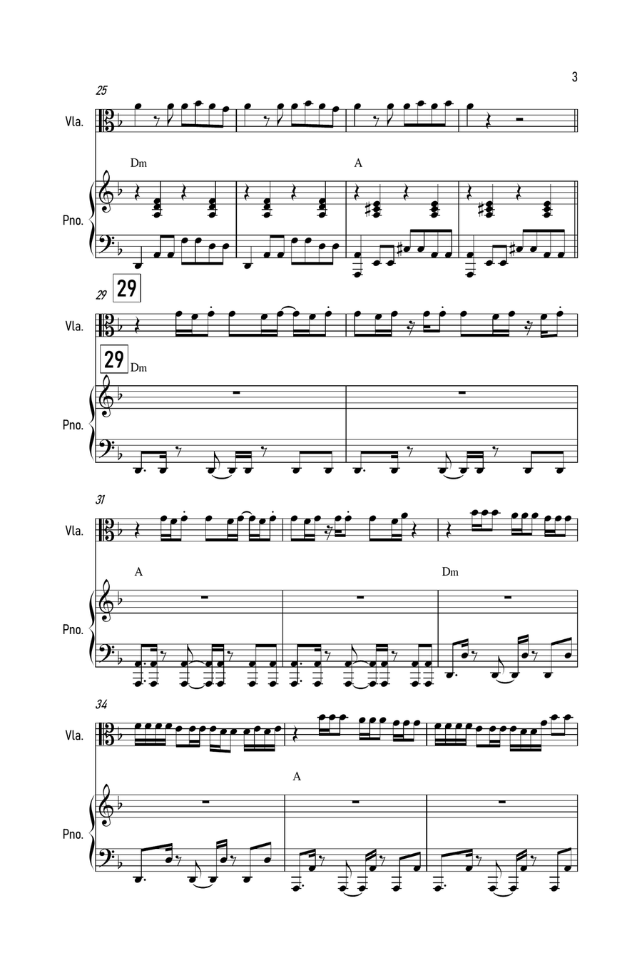 Therefore I Am Viola scores gallery preview page 3