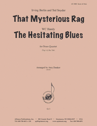 Book cover for That Mysterious Rag & The Hesitating Blues - Br 4